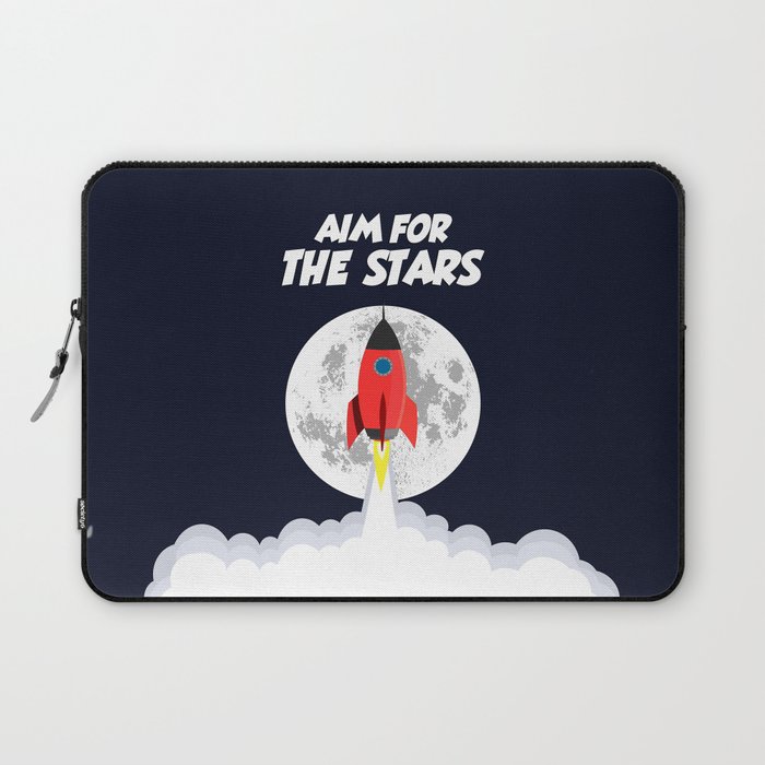 Aim for the stars Laptop Sleeve