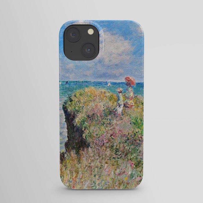 Claude Monet Cliff Walk At Pourville 1882 iPhone Case