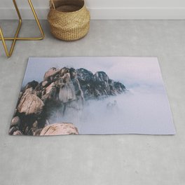 Cliffs In The Clouds Rug