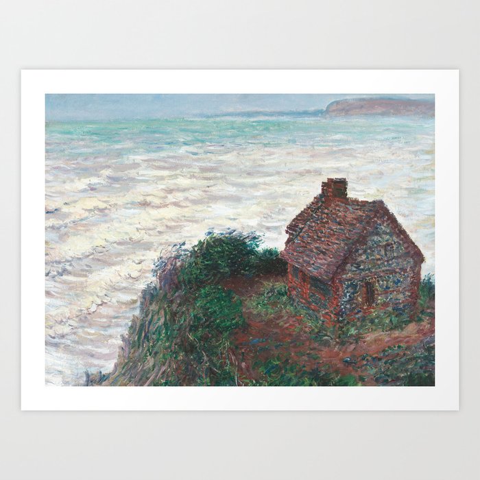 Claude Monet House Customs Officer Varengeville Painting Art Print
