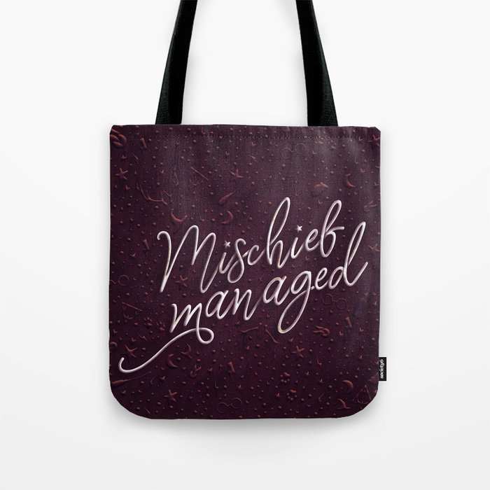 Mischief managed bag on sale