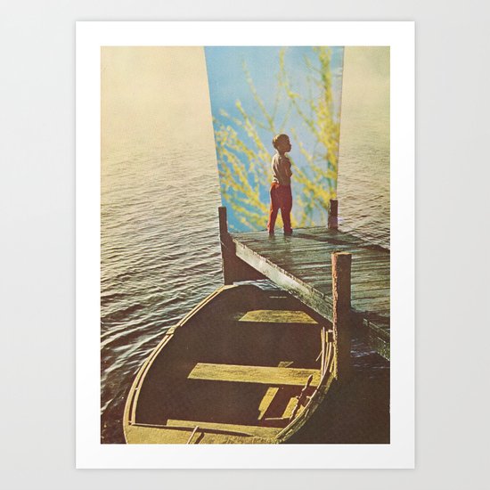 I just wanted to see the river Art Print