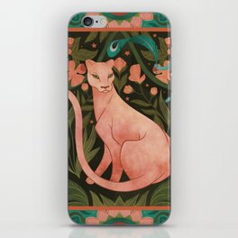 Lady panther iPhone Skin