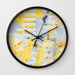 abstract art - everything Wall Clock