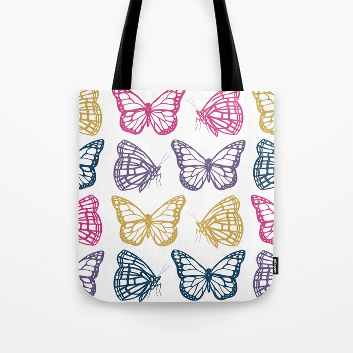Spring Butterfly Tote Bag