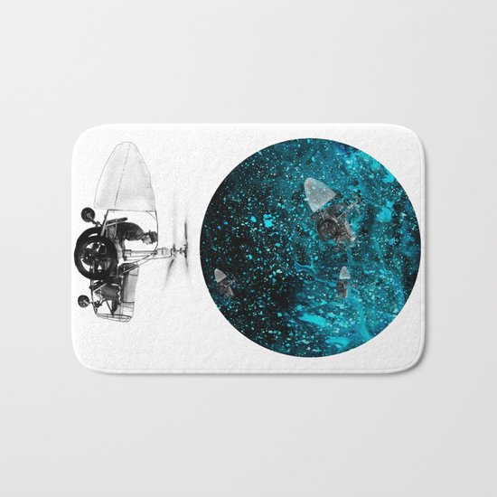 walk in space Bath Mat