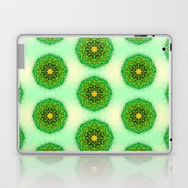 Mandala Zen Greenery Seamless Pattern Design Laptop & iPad Skin