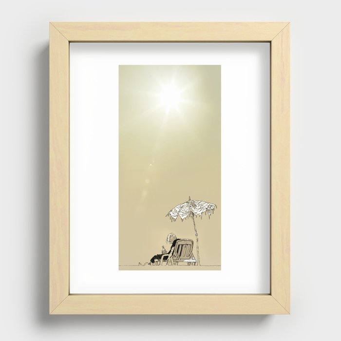 UNDER THE SUN Recessed Framed Print