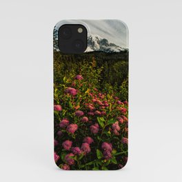 Wildflowers, Mt. Rainier, Washington iPhone Case