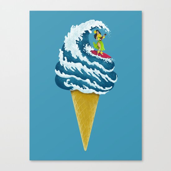 Perfect Wave Canvas Print