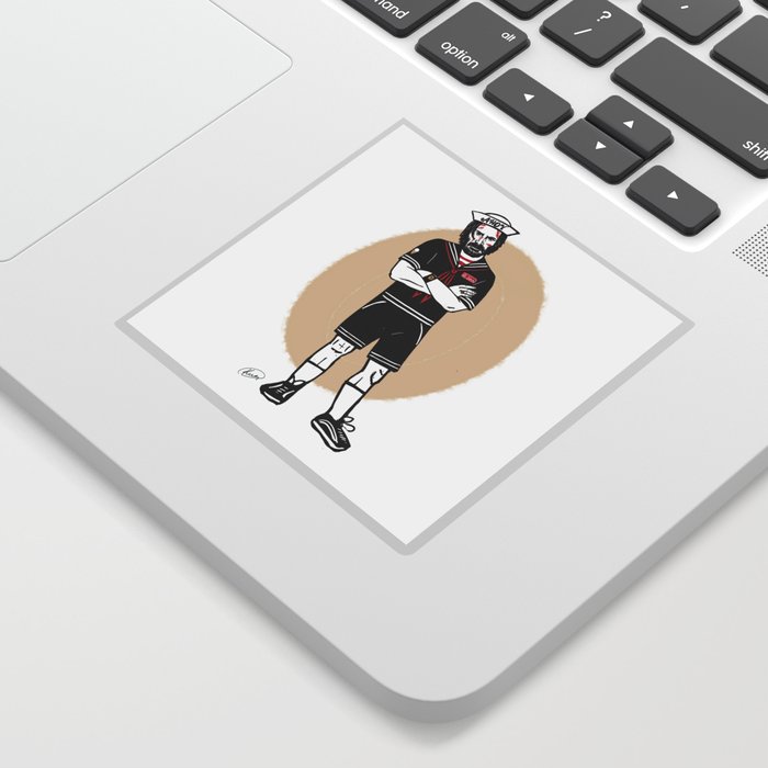 John Wick in Hawkins Sticker