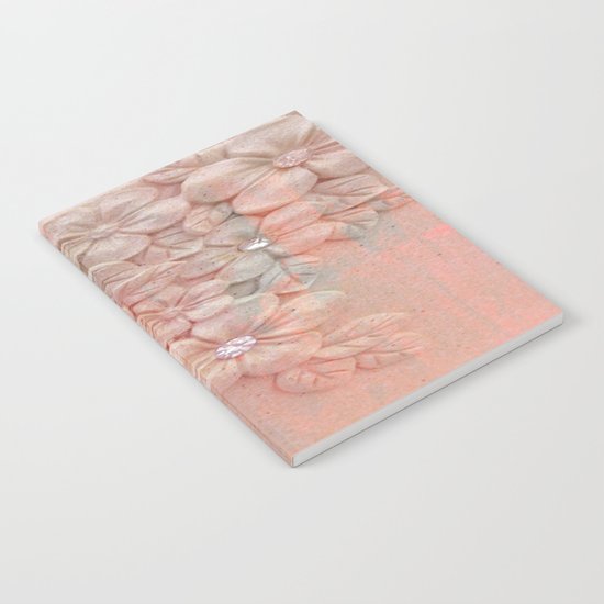 Painterly Floral Gem Abstract Notebook