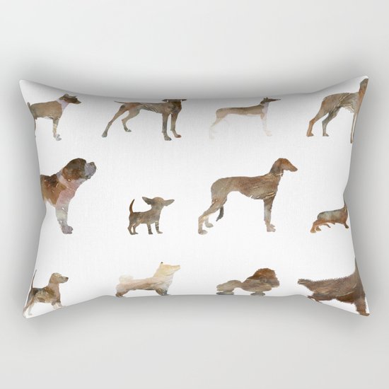 Dogs Rectangular Pillow