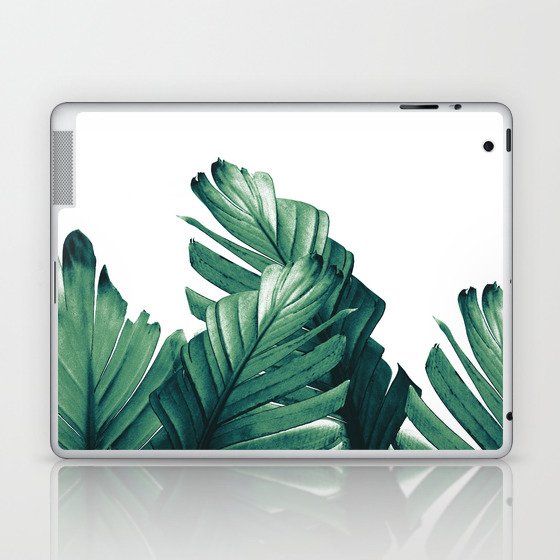 Green Banana Leaves Dream #1 #tropical #decor #art #society6 Laptop & iPad Skin
