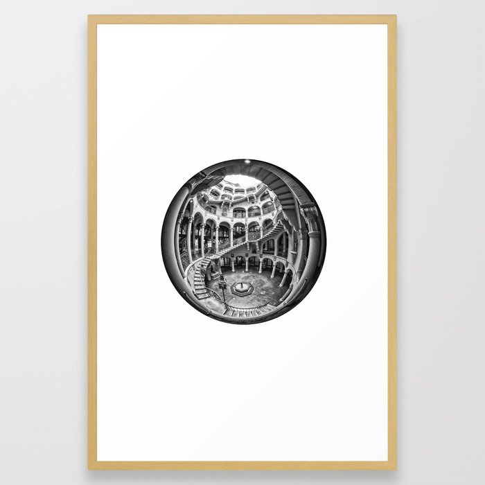Circular Fisheye #1 Framed Art Print