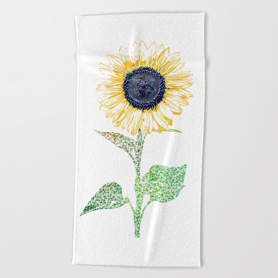 Sunflower Beach Towel
