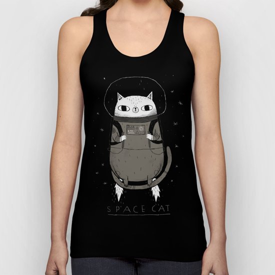 space cat Unisex Tank Top