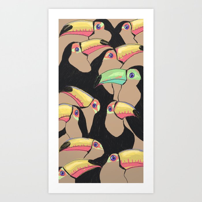 toucans Art Print