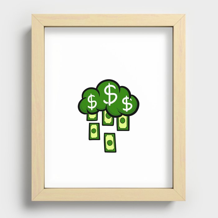 money Recessed Framed Print