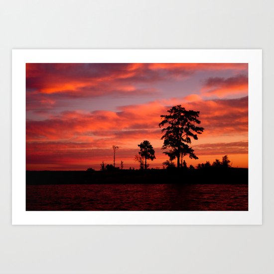 Island Sunrise Art Print