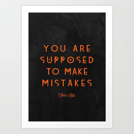 That's Life. Art Print
