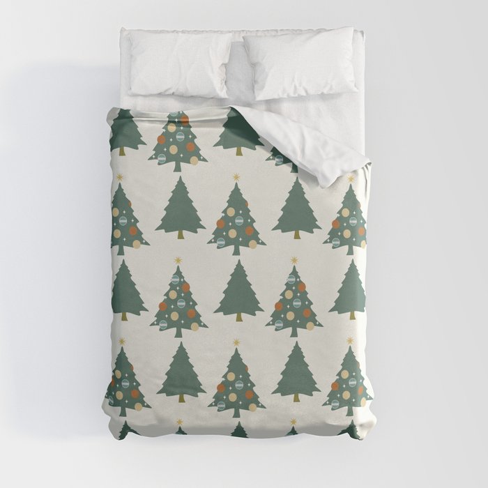 Christmas tree pattern Duvet Cover
