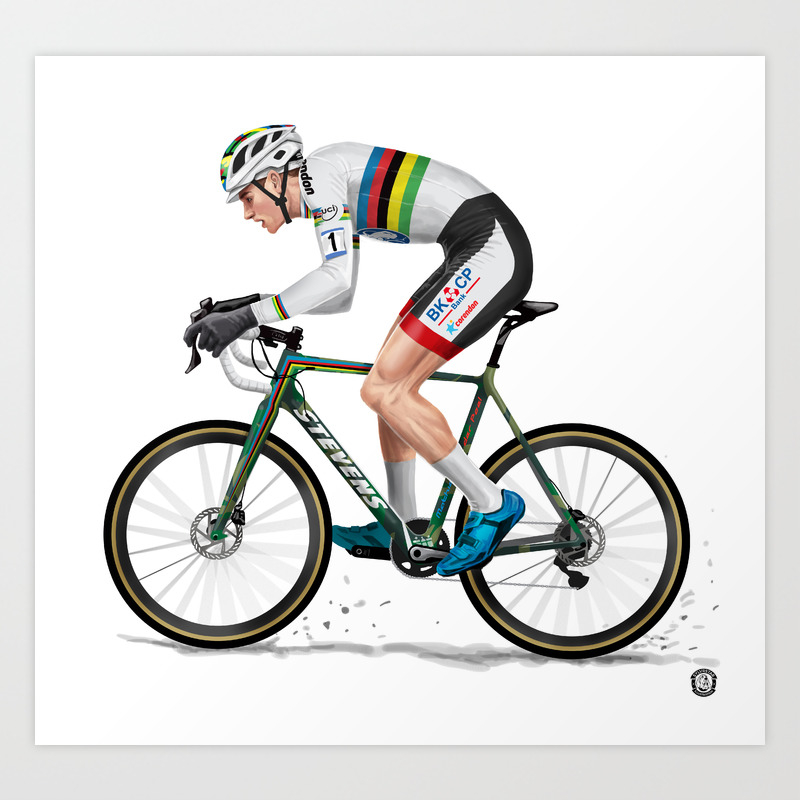 Mathieu Van Der Poel Art Print By Sylvrstarrillustration Society6