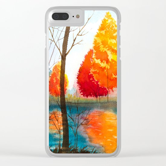 Autumn scenery #5 Clear iPhone Case