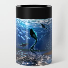 Mermaid Magical Ocean Spirit Can Cooler