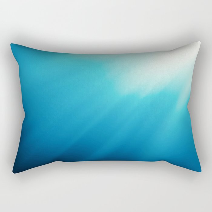 Underwater blue background Rectangular Pillow