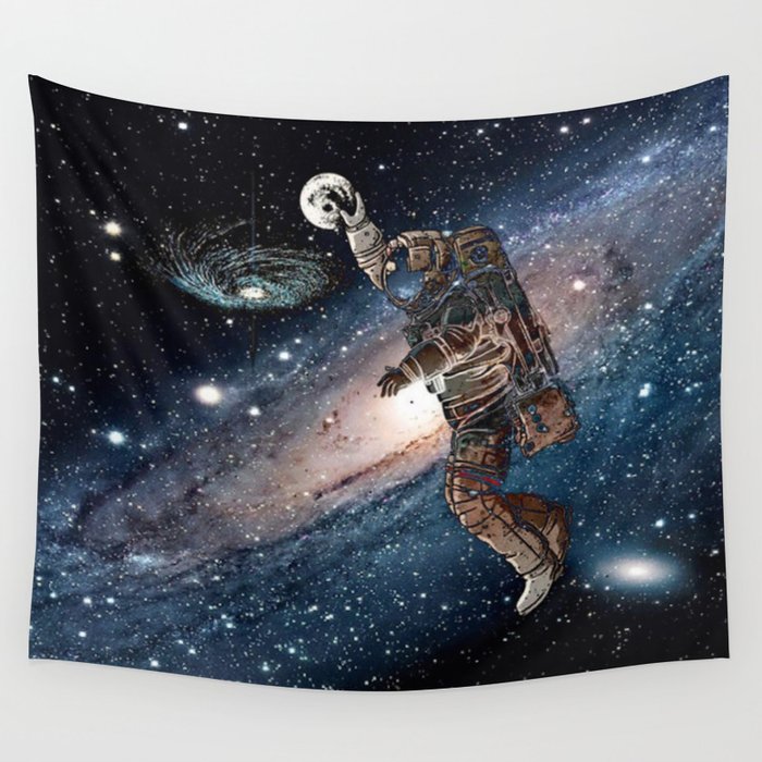 Space Dunk Wall Tapestry by isaakrodriguez | Society6