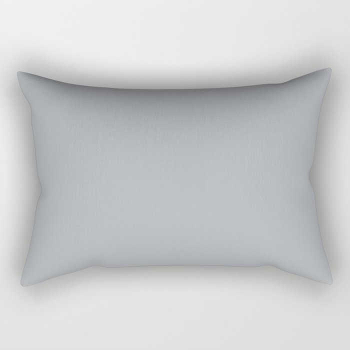 Uncertain Gray Rectangular Pillow