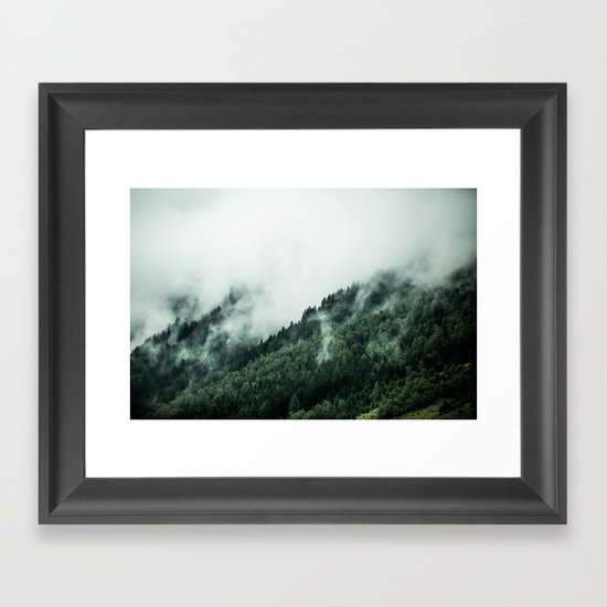 Foggy Woods 1 Framed Art Print
