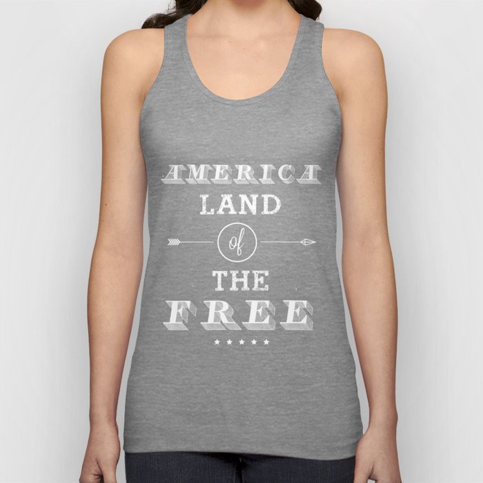 America, Land of the Free Tank Top