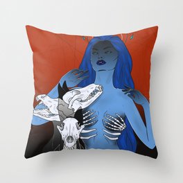 Hades and Cerberus Throw Pillow