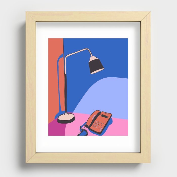 Peculiar afternoon  Recessed Framed Print