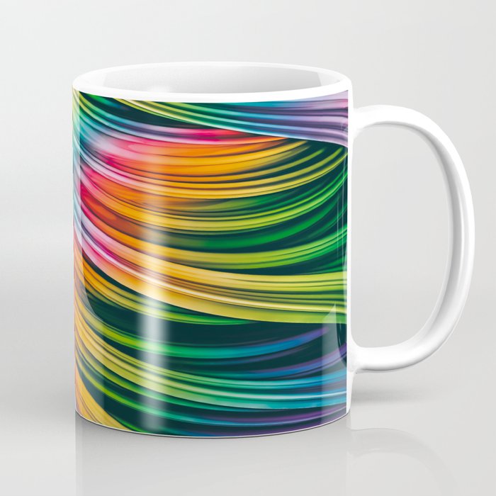 Strain Wave III. Tie-Dye Coffee Mug