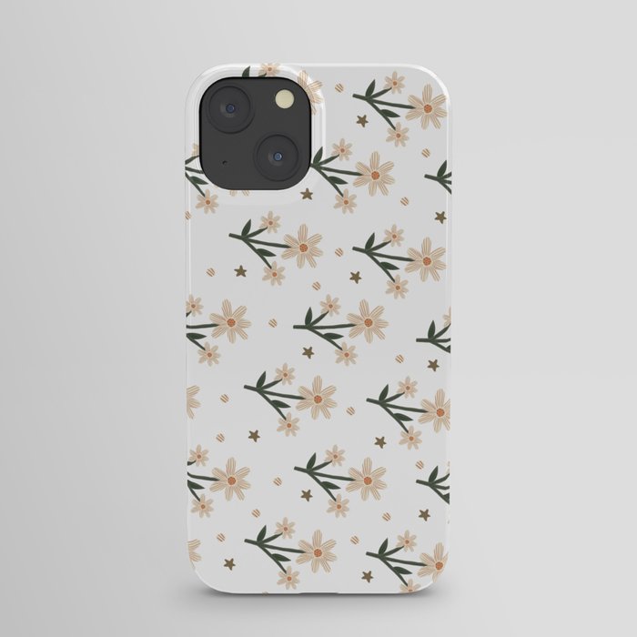 Classy Floral Seamless Print Pattern iPhone Case