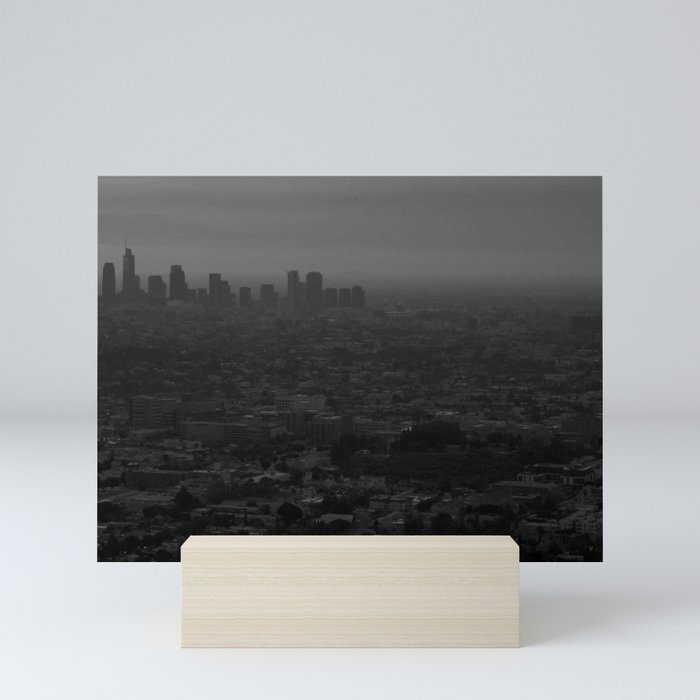 LA skyline Mini Art Print
