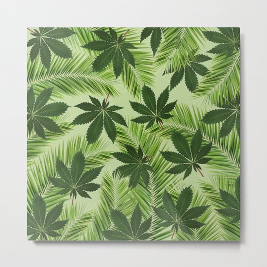 Tropical High Metal Print