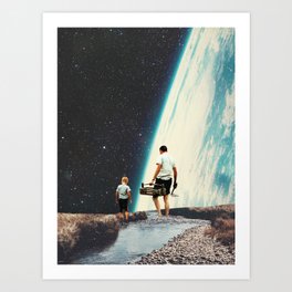 We will always Come Back here Art Print
