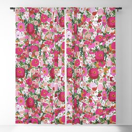 Never too many flowers Blackout Curtain