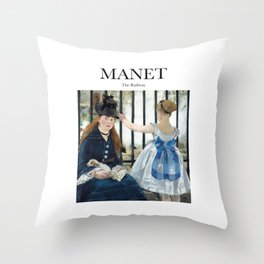 Manet - The Railway Throw Pillow