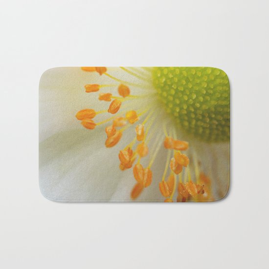 Green and Fluffy Bath Mat