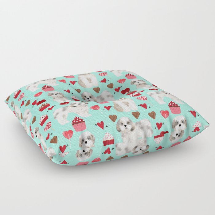 Shih Tzu Valentines Day Pattern For Dog Lover With Cute Shih Tzu