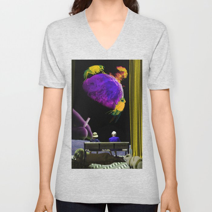 Through the Looking Glass V Neck T Shirt