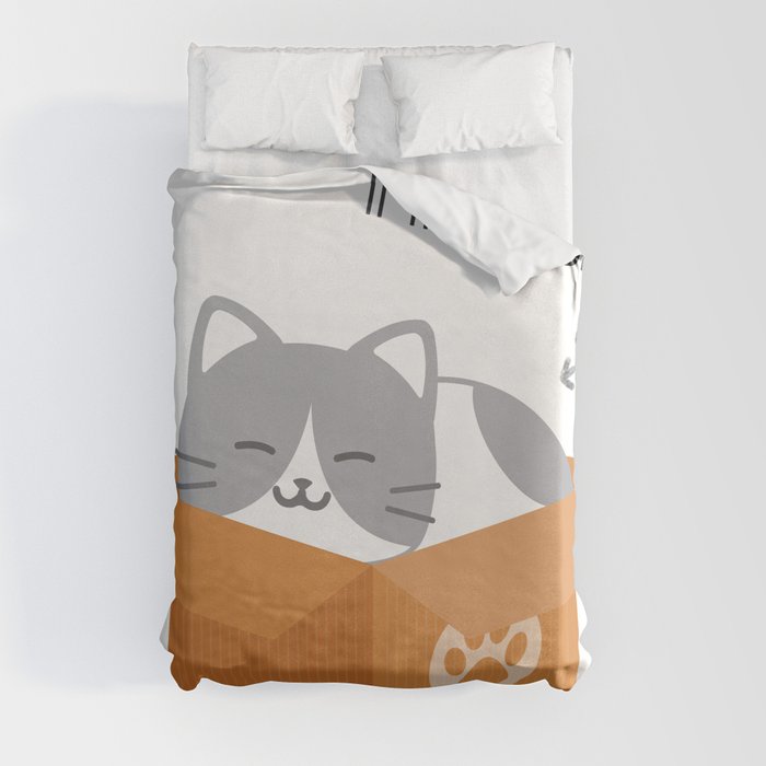 If It Fits, I Sits! Duvet Cover