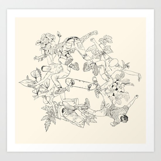 S.K.A.T.E Art Print