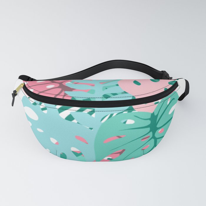 Tropical Leaves Fanny Pack