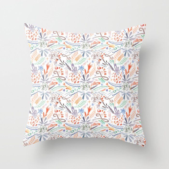 Whimsical Wind Throw Pillow